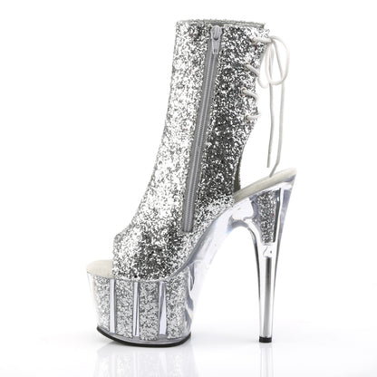 ADORE-1018G *7" Heel, 2 3/4" PF Blacklight Reactive Ankle Boot
