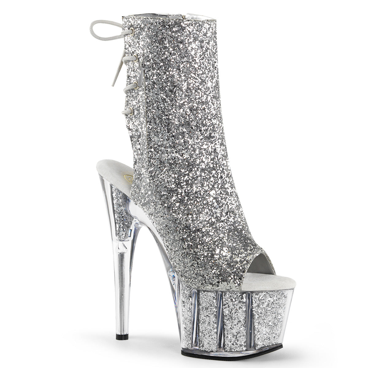 ADORE-1018G *7" Heel, 2 3/4" PF Blacklight Reactive Ankle Boot