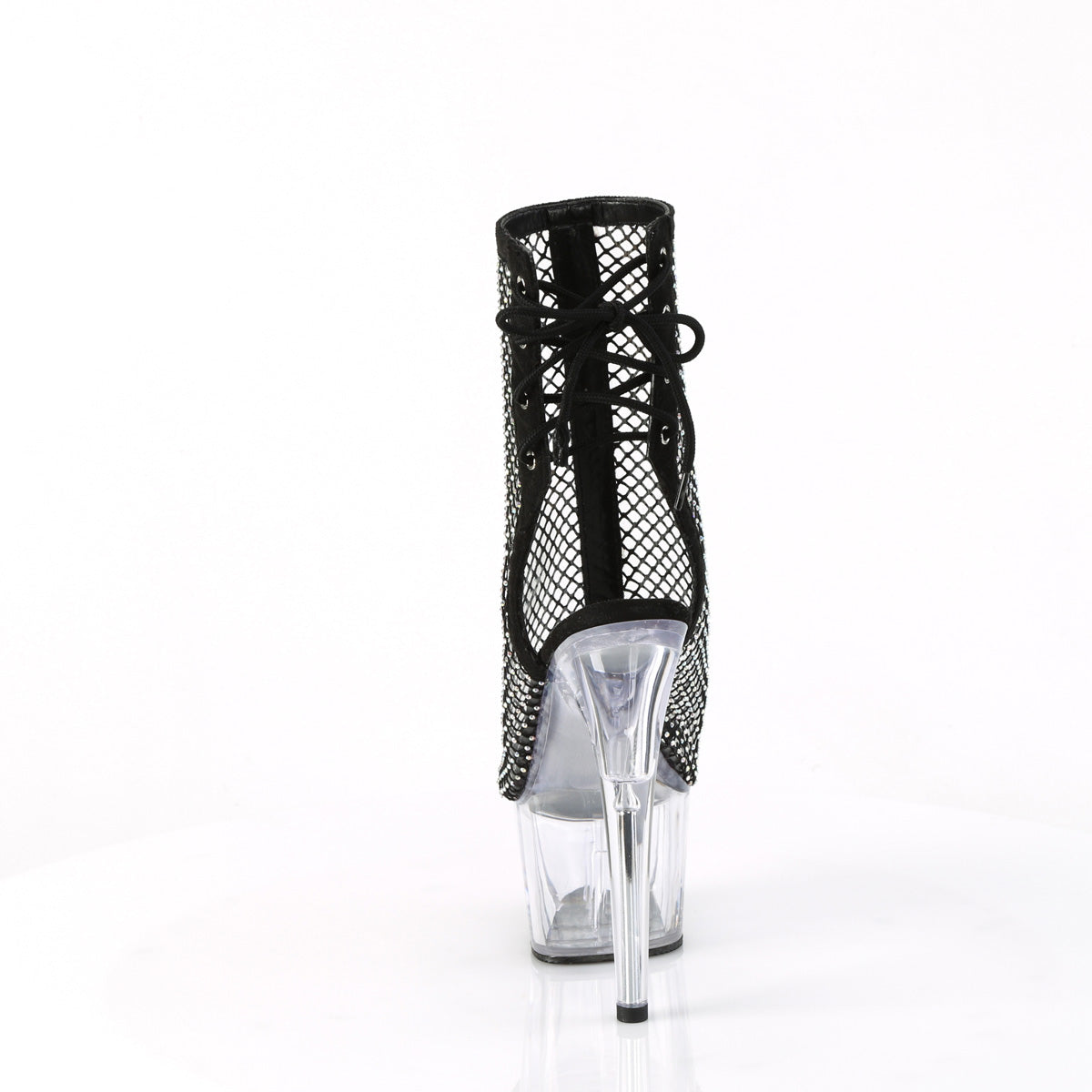 ADORE-1018RM 7" Heel, 2 3/4" PF Open Toe/Heel Ankle Boot