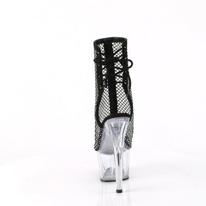 ADORE-1018RM 7" Heel, 2 3/4" PF Open Toe/Heel Ankle Boot