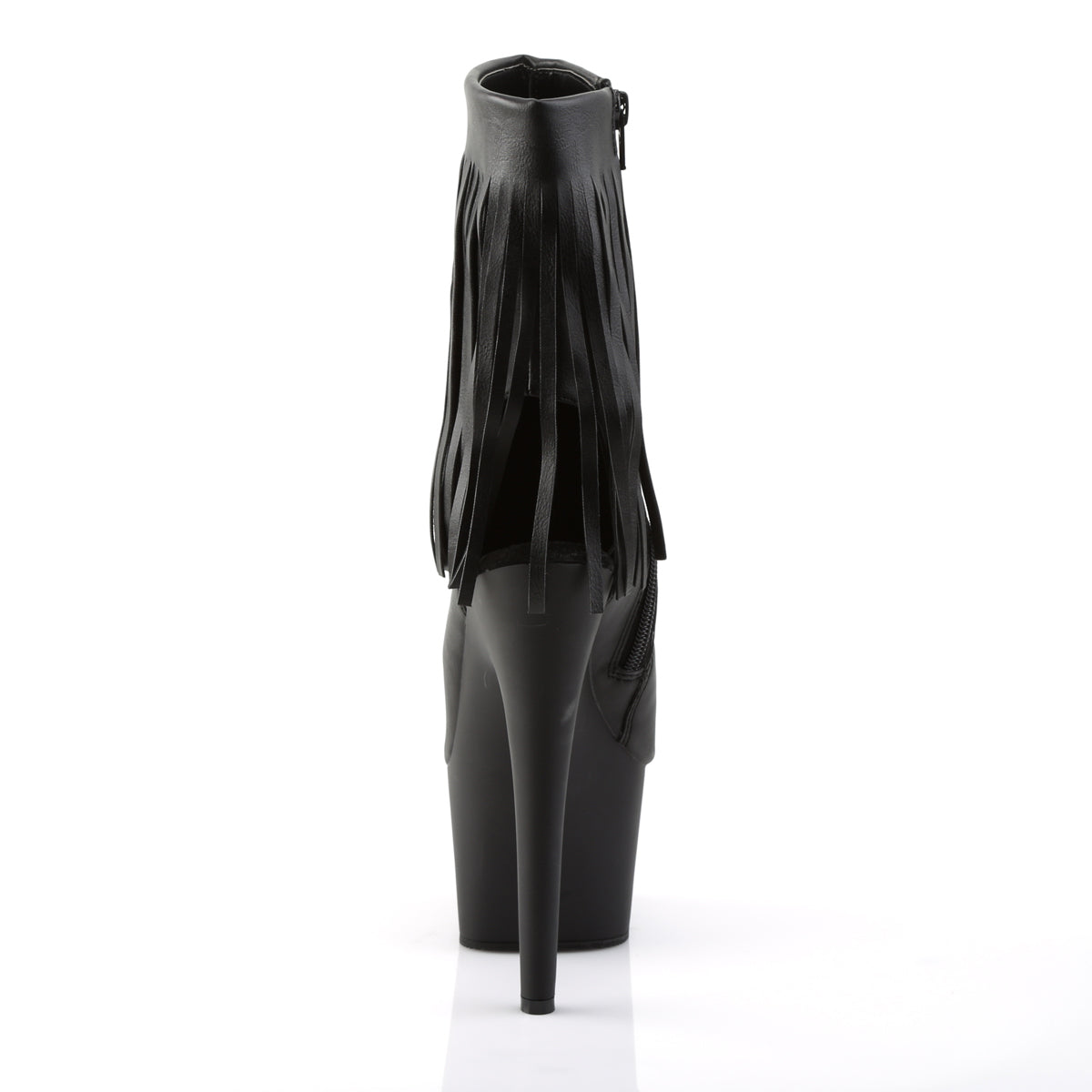 ADORE-1019 *7" Heel, 2 3/4" PF Open Toe/Heel Ankle Boot, Side Zip