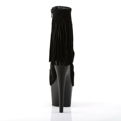 ADORE-1019 *7" Heel, 2 3/4" PF Open Toe/Heel Ankle Boot, Side Zip