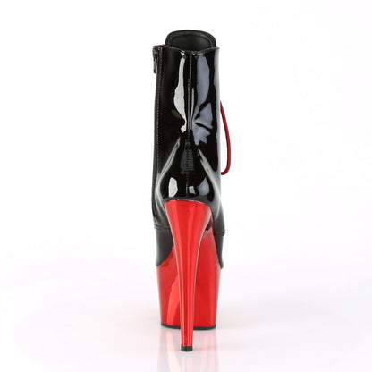 ADORE-1020 7" Heel, 2 3/4" PF Lace-Up Ankle BT, Side Zip