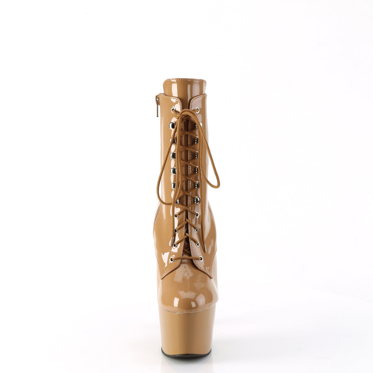 ADORE-1020 7" Heel, 2 3/4" PF Lace-Up Ankle BT, Side Zip