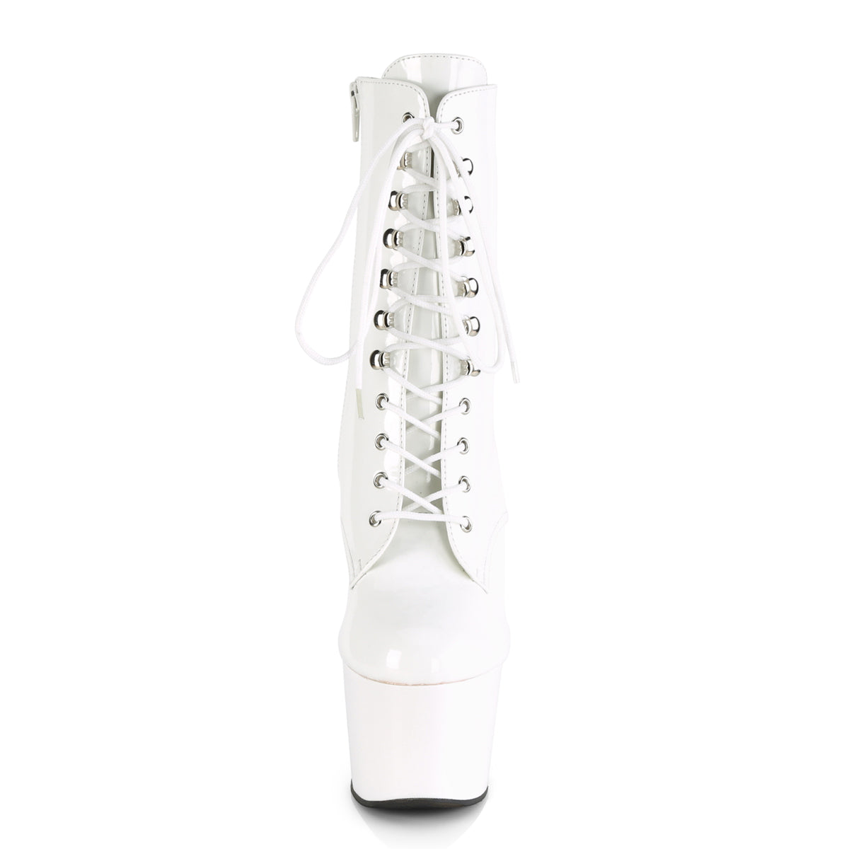 ADORE-1020 7" Heel, 2 3/4" PF Lace-Up Ankle BT, Side Zip