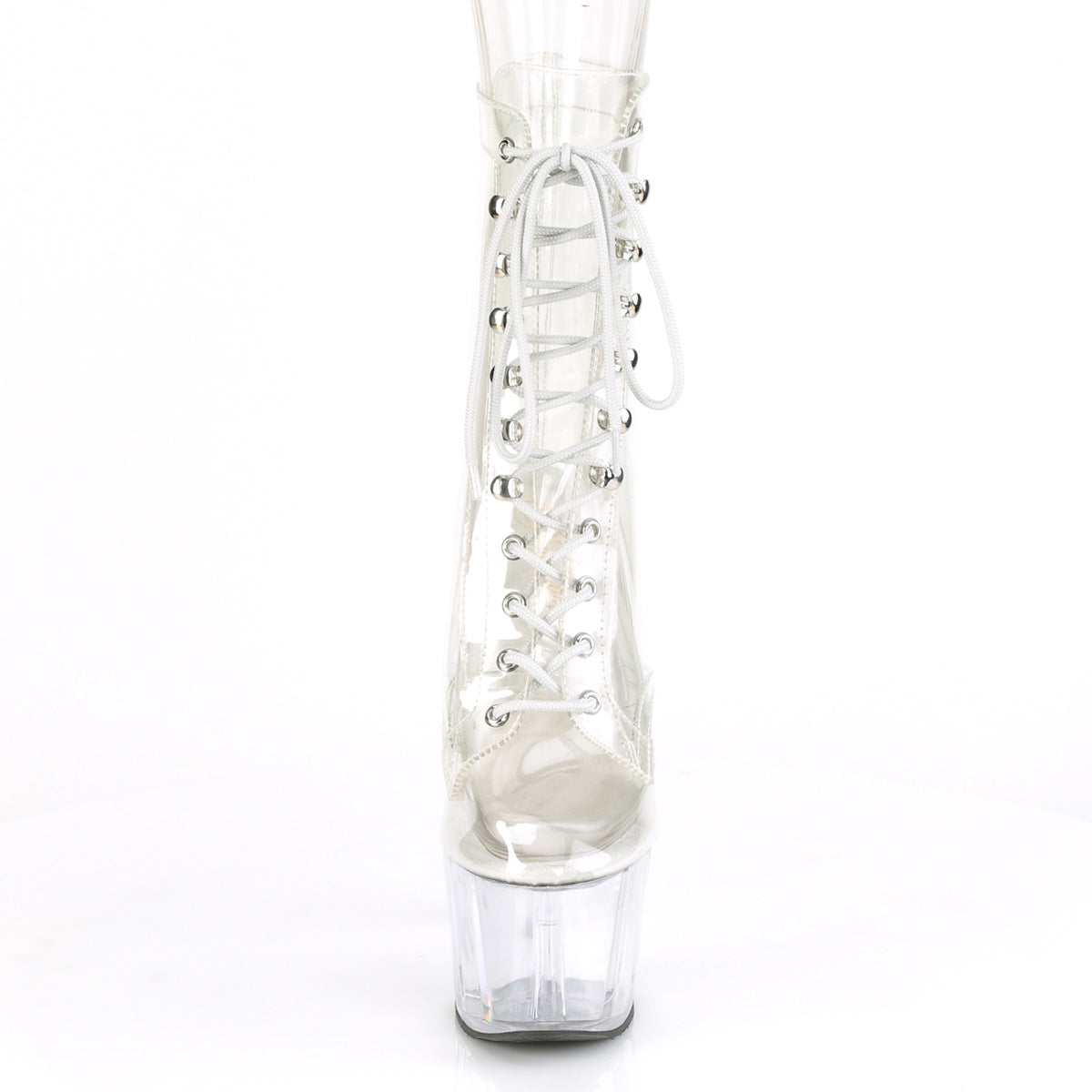 ADORE-1020C *7" Heel, 2 3/4" PF Lace-Up Front Ankle Boot