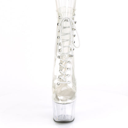 ADORE-1020C *7" Heel, 2 3/4" PF Lace-Up Front Ankle Boot