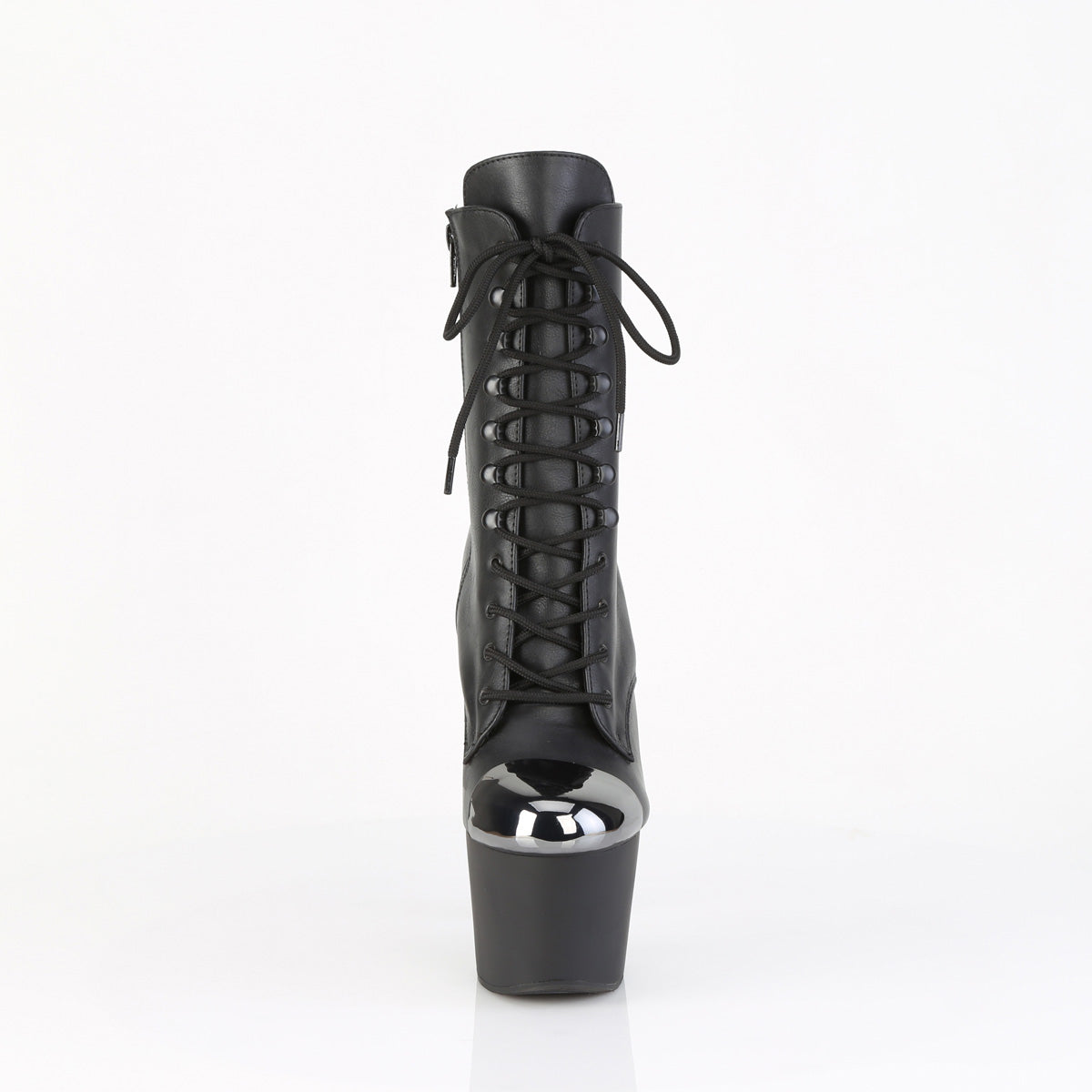 ADORE-1020ESC 7" Heel, 2 3/4" PF External Steel Cap Ankle Boot, Side Zip