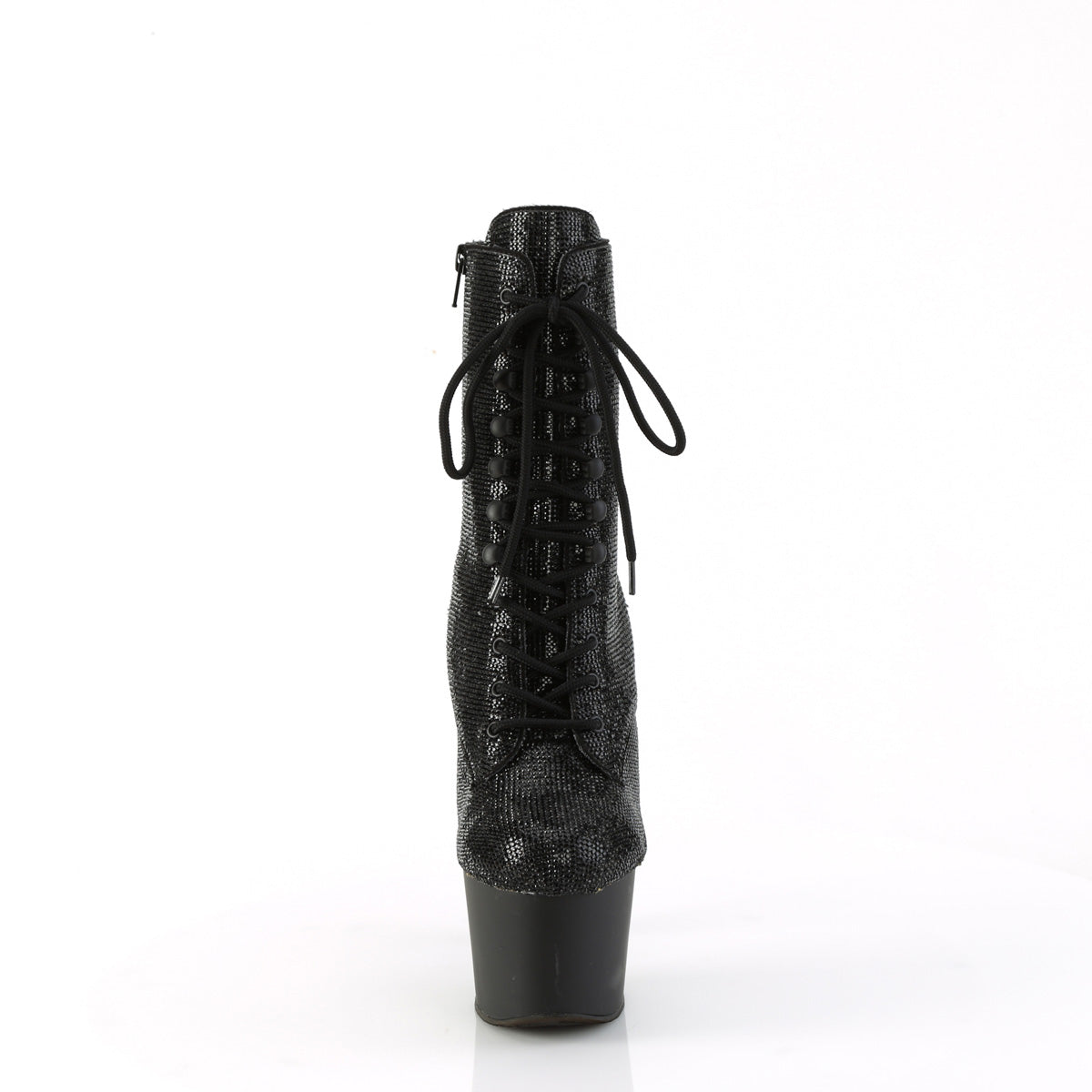ADORE-1020RS *7" Heel , 2 3/4" PF RS Embellished Ankle Boot, Side Zip