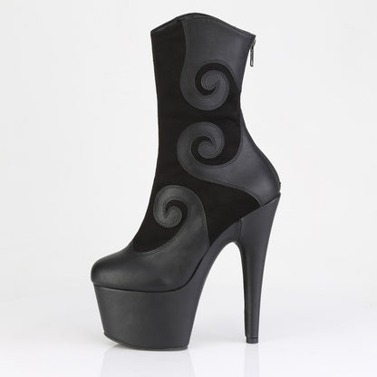ADORE-1034 7" Heel, 2 3/4" PF Ankle Boot, Back Zip