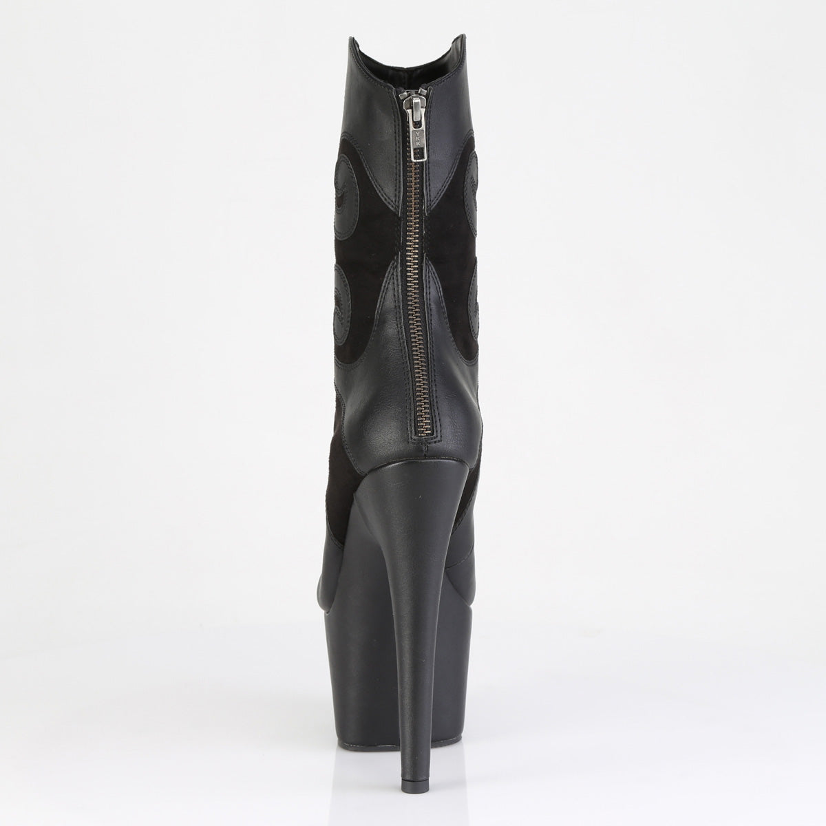 ADORE-1034 7" Heel, 2 3/4" PF Ankle Boot, Back Zip
