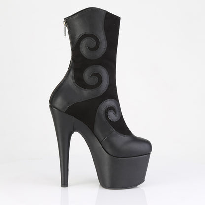 ADORE-1034 7" Heel, 2 3/4" PF Ankle Boot, Back Zip