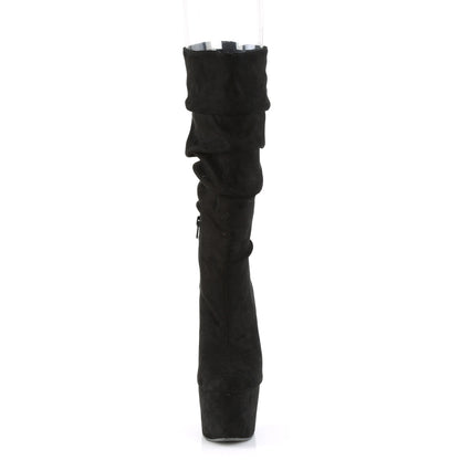 ADORE-1061 *7" Heel, 2 3/4" PF Slouch Mid-Calf Boot, Inside Zip