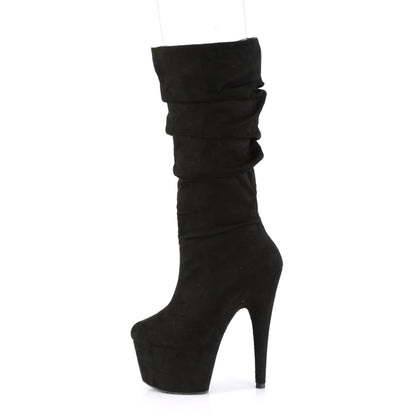 ADORE-1061 *7" Heel, 2 3/4" PF Slouch Mid-Calf Boot, Inside Zip