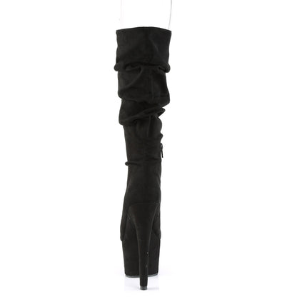 ADORE-1061 *7" Heel, 2 3/4" PF Slouch Mid-Calf Boot, Inside Zip