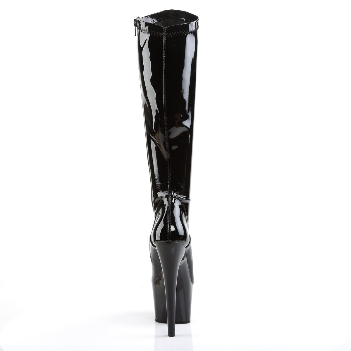 ADORE-2000 7" Heel, 2 3/4" PF Stretch Knee Boot, Side Zip