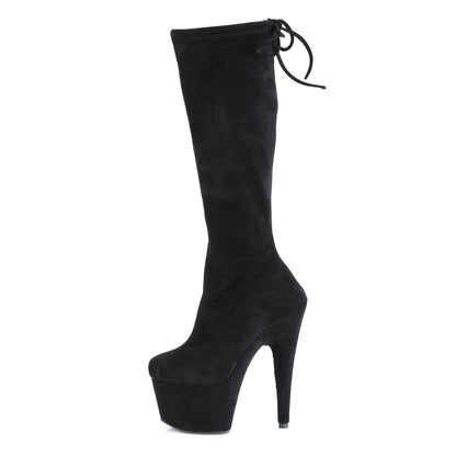 ADORE-2008 **7" Heel, 2 3/4" PF Stretch Pull-On Knee Boot