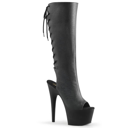 ADORE-2018 7" Heel, 2 3/4" PF Open Toe/Heel Knee BT, Side Zip