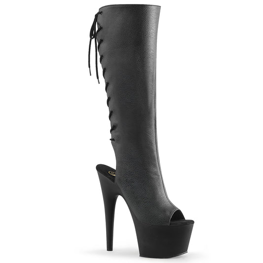 ADORE-2018 7" Heel, 2 3/4" PF Open Toe/Heel Knee BT, Side Zip