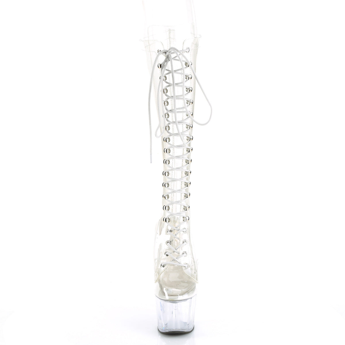ADORE-2020C *7" Heel, 2 3/4" PF Lace-Up Knee Boot
