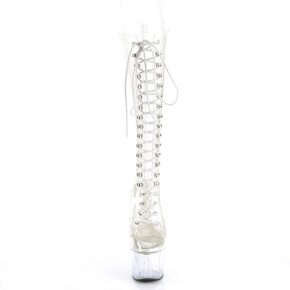ADORE-2020C *7" Heel, 2 3/4" PF Lace-Up Knee Boot