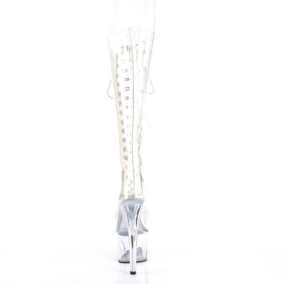 ADORE-2021C *7" Heel, 2 3/4" PF Peep Toe Lace-Up Knee Boot