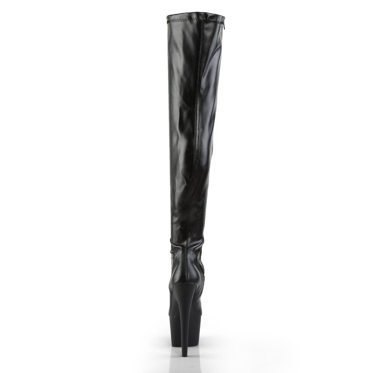 ADORE-3000 7" Heel, 2 3/4" PF Stretch Thigh Boot, Side Zip