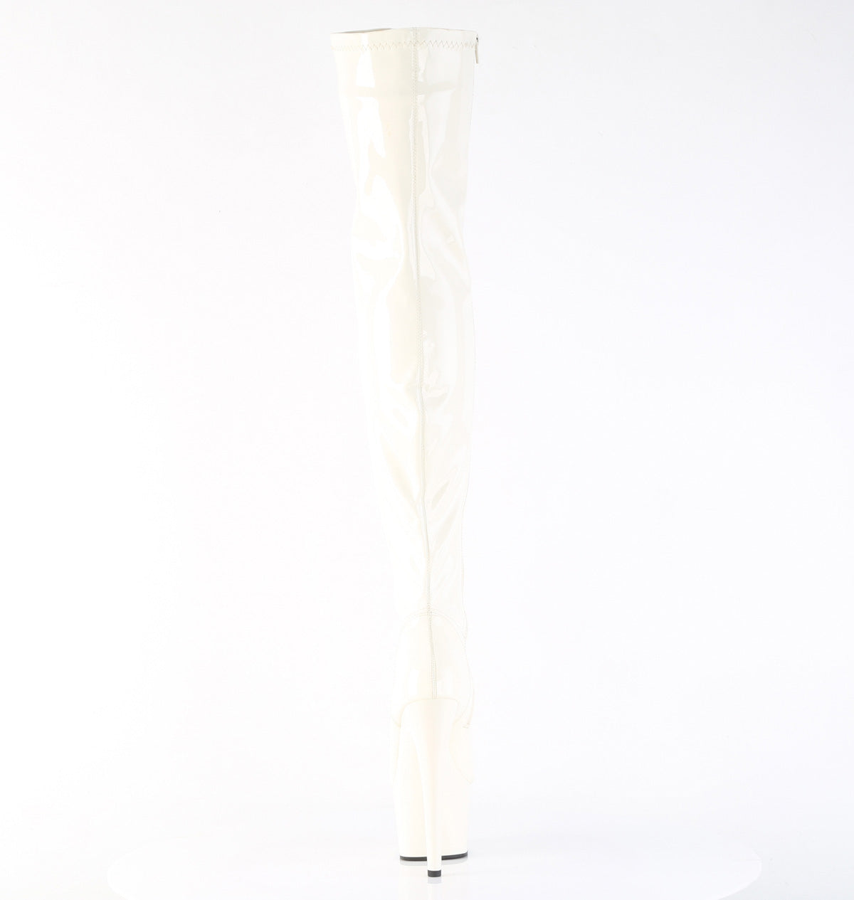 ADORE-3000 7" Heel, 2 3/4" PF Stretch Thigh Boot, Side Zip