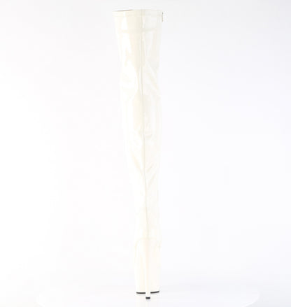 ADORE-3000 7" Heel, 2 3/4" PF Stretch Thigh Boot, Side Zip