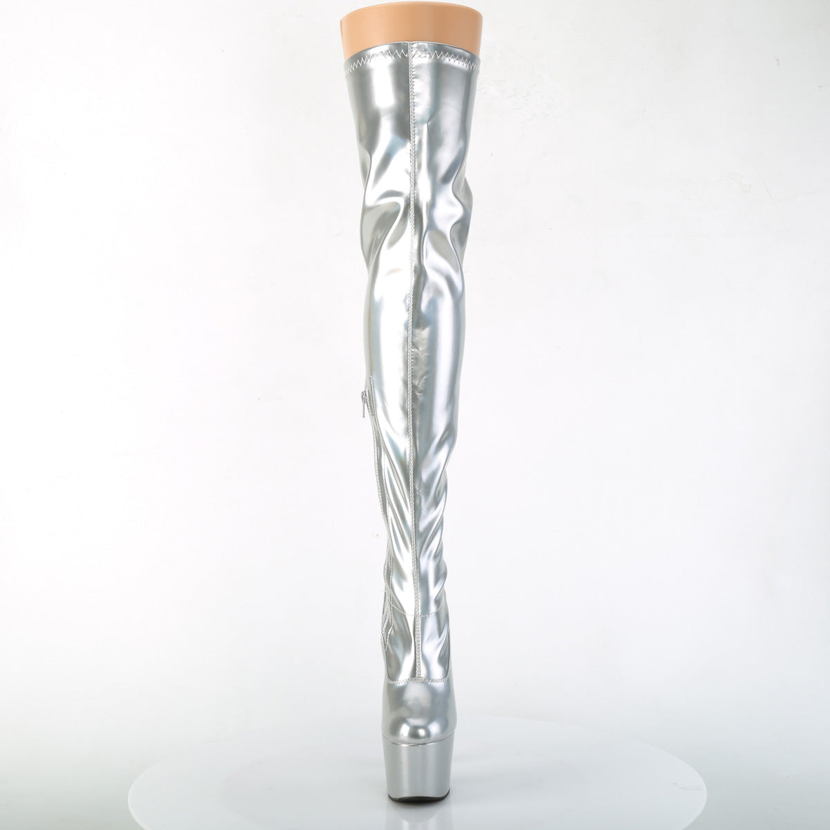 ADORE-3000HWR 7" Heel, 2 3/4" PF Stretch Thigh Boot, Side Zip