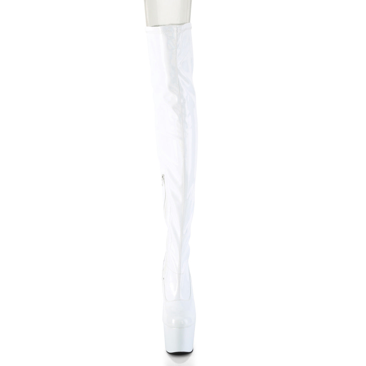 ADORE-3000HWR 7" Heel, 2 3/4" PF Stretch Thigh Boot, Side Zip