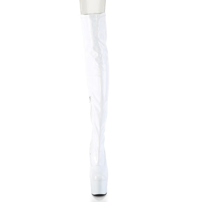 ADORE-3000HWR 7" Heel, 2 3/4" PF Stretch Thigh Boot, Side Zip