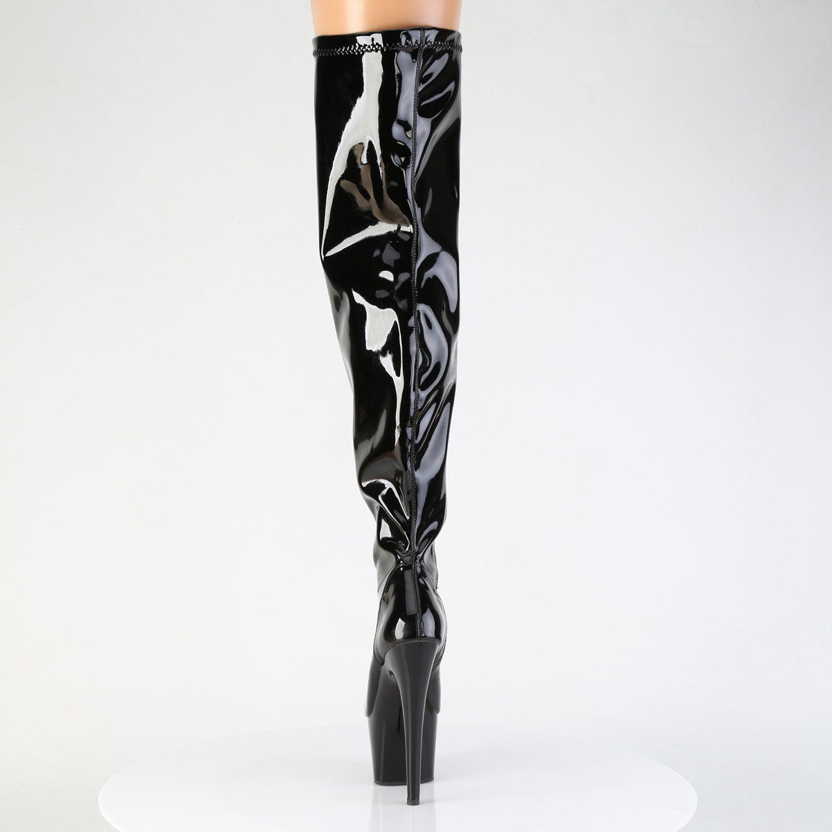 ADORE-3000WCF 7" Heel, 2 3/4" PF Wide Calf Stretch Thigh Boot, Side Zip
