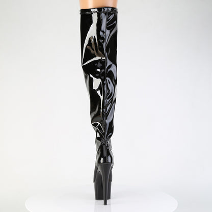 ADORE-3000WCF 7" Heel, 2 3/4" PF Wide Calf Stretch Thigh Boot, Side Zip