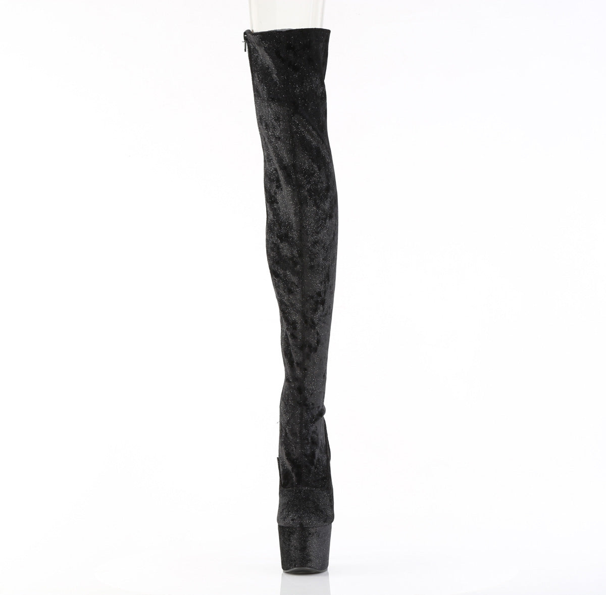 ADORE-3000WR 7" Heel, 2 3/4" PF Stretch Thigh Boot, Side Zip