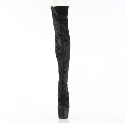 ADORE-3000WR 7" Heel, 2 3/4" PF Stretch Thigh Boot, Side Zip