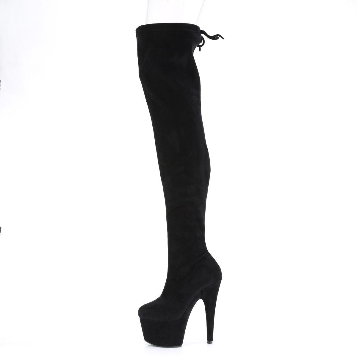 ADORE-3008 **7" Heel, 2 3/4" PF Stretch Pull-On Thigh High Boot