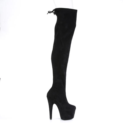 ADORE-3008 **7" Heel, 2 3/4" PF Stretch Pull-On Thigh High Boot