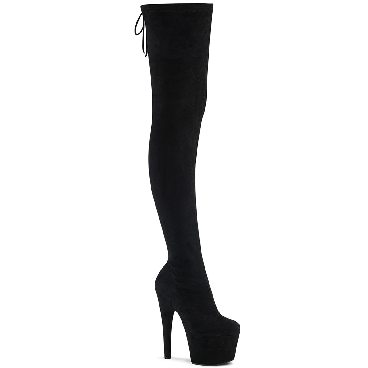 ADORE-3008 **7" Heel, 2 3/4" PF Stretch Pull-On Thigh High Boot