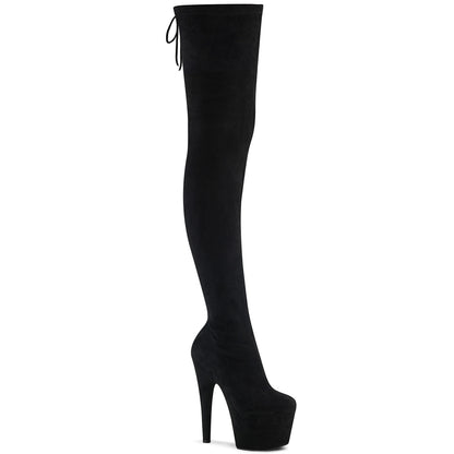 ADORE-3008 **7" Heel, 2 3/4" PF Stretch Pull-On Thigh High Boot