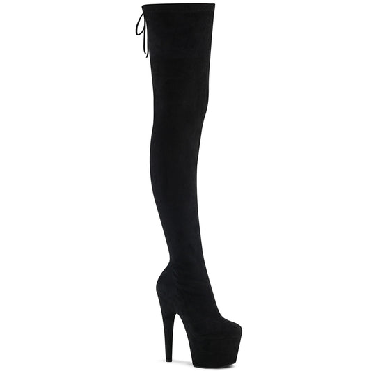 ADORE-3008 **7" Heel, 2 3/4" PF Stretch Pull-On Thigh High Boot