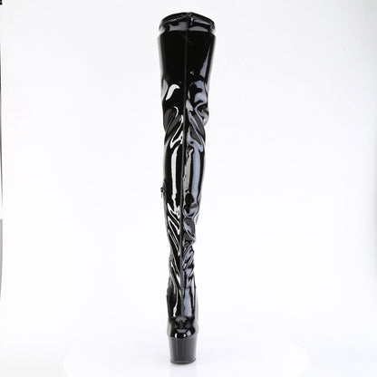 ADORE-4000 7" Heel, 2 3/4" PF Stretch Crotch Boot, Side Zip