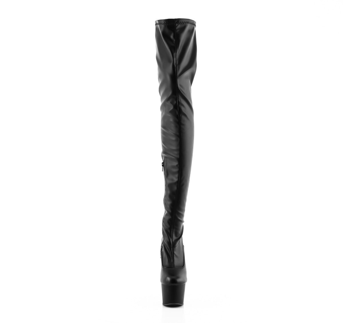 ADORE-4000 7" Heel, 2 3/4" PF Stretch Crotch Boot, Side Zip