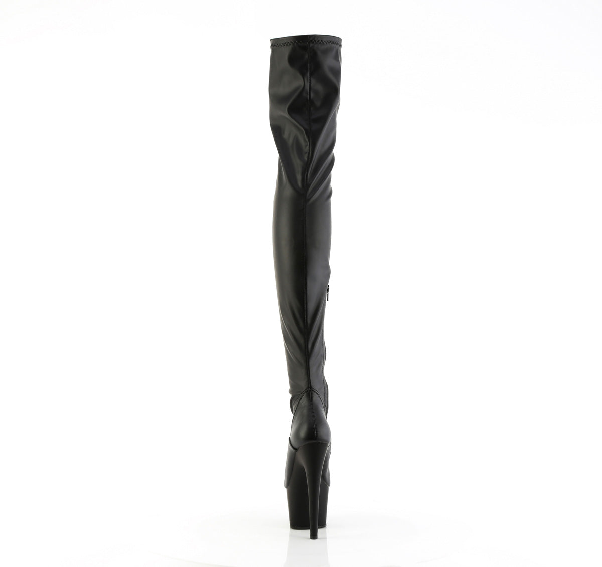 ADORE-4000 7" Heel, 2 3/4" PF Stretch Crotch Boot, Side Zip