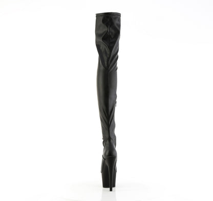 ADORE-4000 7" Heel, 2 3/4" PF Stretch Crotch Boot, Side Zip