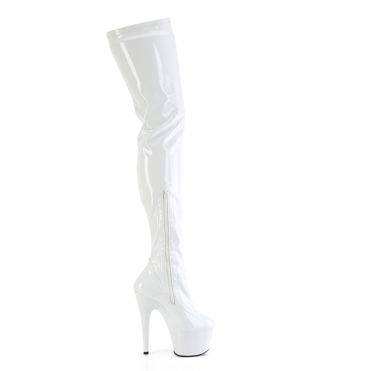 ADORE-4000 7" Heel, 2 3/4" PF Stretch Crotch Boot, Side Zip