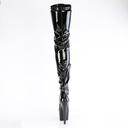 ADORE-4001WR *7" Heel, 2 3/4" PF Stretch Crotch Boot, 1/2 Inner Side Zip
