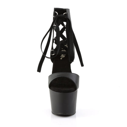 ADORE-700-14 7" Heel, 2 3/4" PF Front Lace-Up Sandal