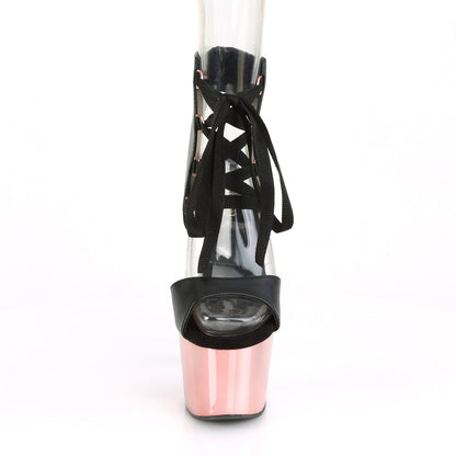 ADORE-700-14 7" Heel, 2 3/4" PF Front Lace-Up Sandal