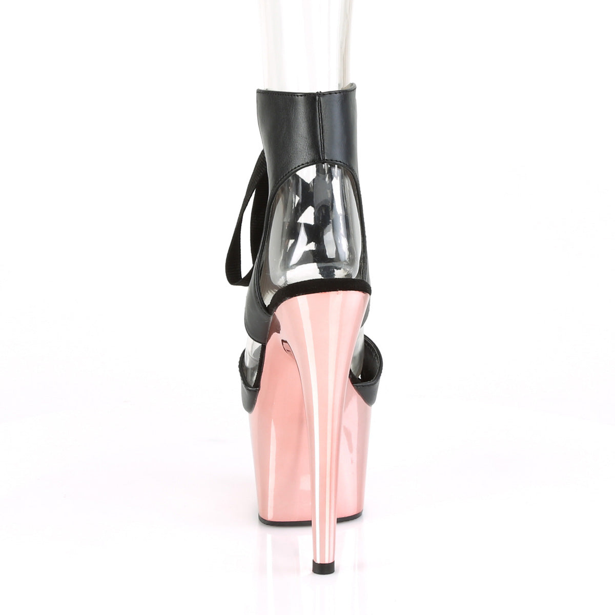 ADORE-700-14 7" Heel, 2 3/4" PF Front Lace-Up Sandal